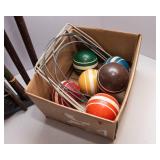 Vintage Croquet Set – With Stand & Extra Balls