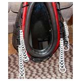 Vintage Leather Horse Collar with Mirror