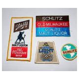 Vintage Schlitz Beer Patches – Set of 4
