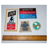 Vintage Schlitz Beer Patches – Set of 4