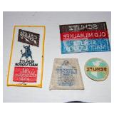 Vintage Schlitz Beer Patches – Set of 4
