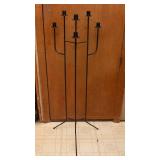 Vintage Black Metal Taper Candle Holder