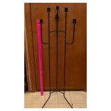 Vintage Black Metal Taper Candle Holder