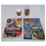 Star Wars Collectibles Lot – Magazines, Book & Drinkware (1977–1991)