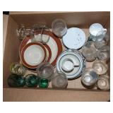 Miscellaneous Kitchenware Lot – Plates, Bowls, Cups & More