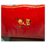 Vintage 1940s Handmade Children’s Rocking Sleigh Horse