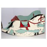 Vintage 1940s Handmade Children’s Rocking Sleigh Horse