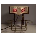 1968 Schlitz Beer Lighted Table Caddy & Napkin Holder