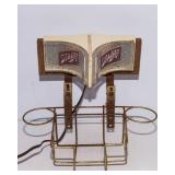 1968 Schlitz Beer Lighted Table Caddy & Napkin Holder