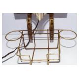 1968 Schlitz Beer Lighted Table Caddy & Napkin Holder