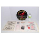 Wurlitzer Metal Sign & Jukebox Information Piece – 10" Diameter