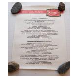 Schmidt Beer Collectibles Lot – Sign, Sticker & Poem