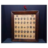 U.S. Presidents Wall Art – Framed Display (Up to 1963)