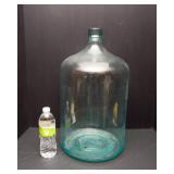 Vintage Carboy Bottle Jug – Blue Tinted (Approx. 5 Gallon)