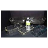 Glass Loaf Dishes – Set of 5 (Pyrex, Glasbake & Fire-King)