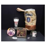 Coors Beer Collectibles Lot – Assorted Items