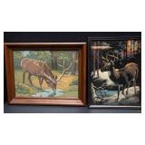 Handpainted Deer Artwork
