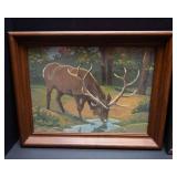 Handpainted Deer Artwork