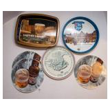 Assorted Beer & Soda Trays – Mixed Breweriana Lot