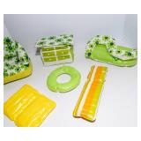 1970s Vintage Barbie Inflatable Furniture – 7 Piece Set