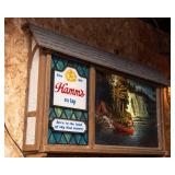 Vintage Hamm’s Beer Scene-O-Rama Motion Lighted Sign (1960s/1970s)