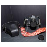 Vintage Camera & Photography Gear Lot – Canon T50, Lenses, Tripod & Accessories