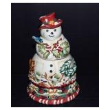 Tracey Brand “Jolly Ole Snowman” Cookie Jar – 2003