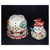 Tracey Brand “Jolly Ole Snowman” Cookie Jar – 2003