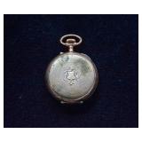 Antique Remontoir 10 Rubis Pocket Watch – Likely Silver Case