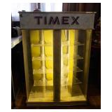 Vintage Timex Lighted Display Case – 1970s Rotating Display