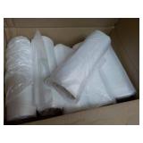 6 rolls extra large Clear Trash Bag...