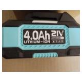 4.0 AH 21 V Lithium -10 N Battery...