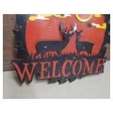 Welcome Metal Décor 15 x 15" with ...