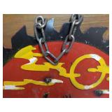 Welcome Metal Décor " with Hanging...