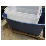 6 Totes - no covers...