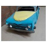 Metal car model for outdoor or indoor decor