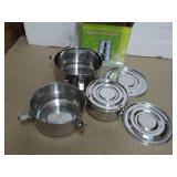 3 pc Stainless Steel Storage Set...