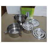 3 pc Stainless Steel Storage Set...