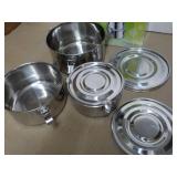 3 pc Stainless Steel Storage Set...