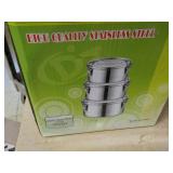3 pc Stainless Steel Storage Set...