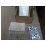 2 ml. Clear Glass Vials and Lids- 5...