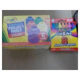 Craft Paint, Crayons and Colored Pe...