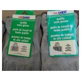 Car Quest 4 pair Work Gloves...