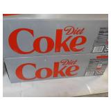 2 Diet Coke 12 packs...
