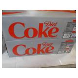 2 Diet Coke 12 packs...