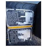 Cushman Truckster Model 898335