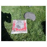 Drink Holder and Fishing Pole Holder.  Also a Seat for the top of a 5 gallon bucket and a Grill Basket.