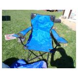 Two Blue Camping Chairs (Like New)