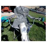 One Grey Oversized Camping Chair (Like New)