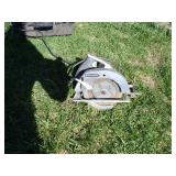 One 7 1/4 Craftsman all Aluminum Circular Saw with Case 120V